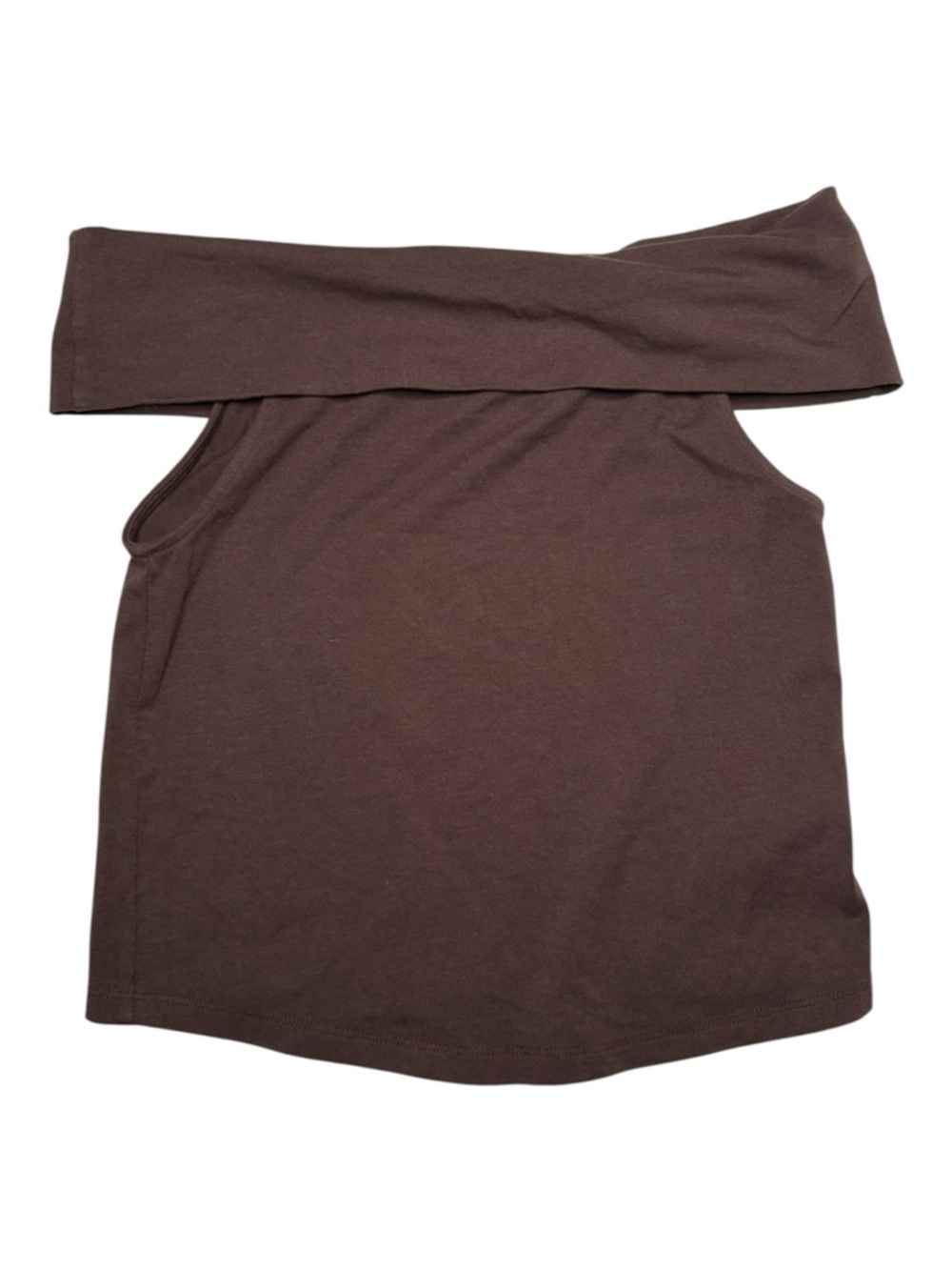 aerie Off-Shoulder Brown Top Size Medium